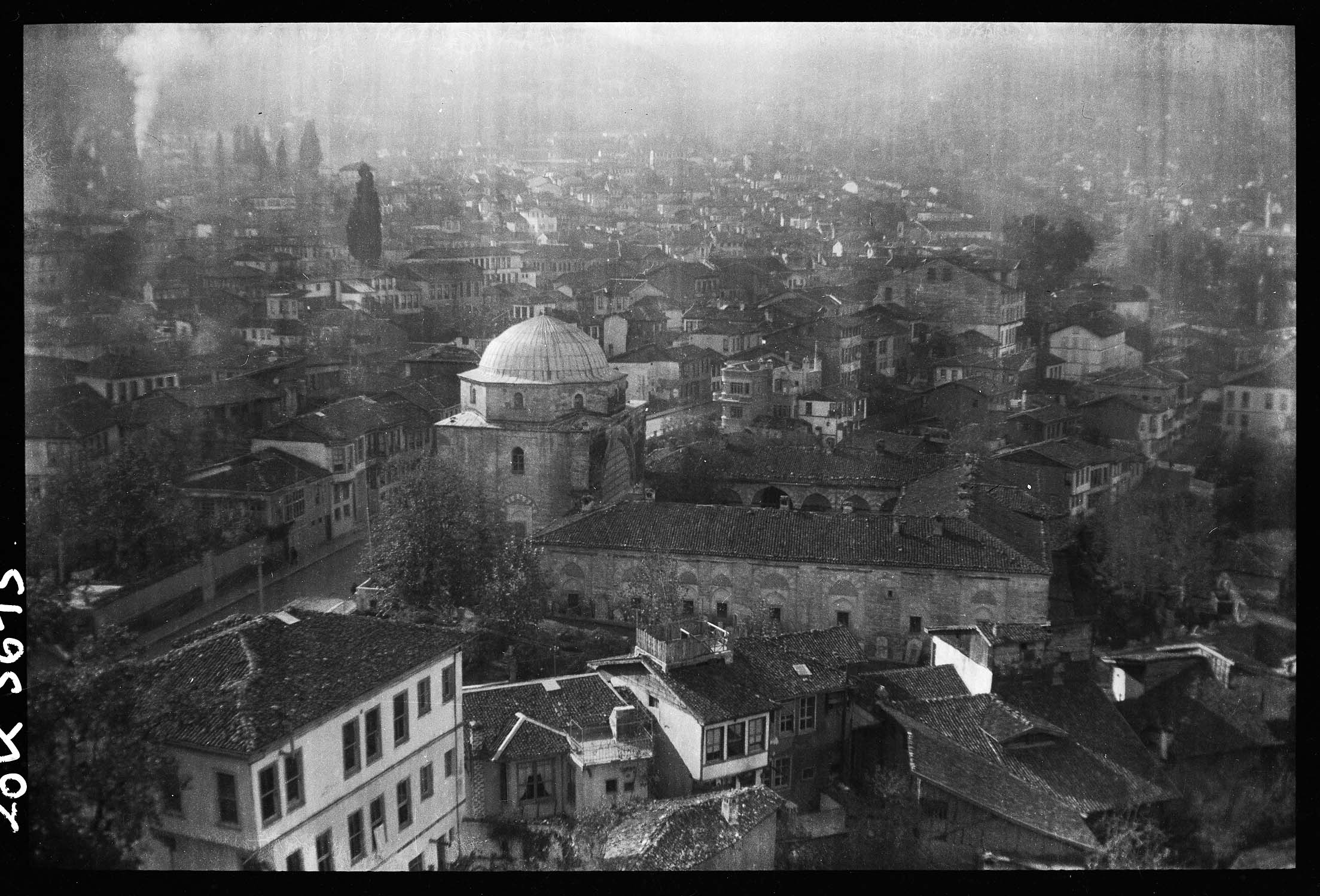 Vue d'ensemble depuis le haut de la mosquée Verte